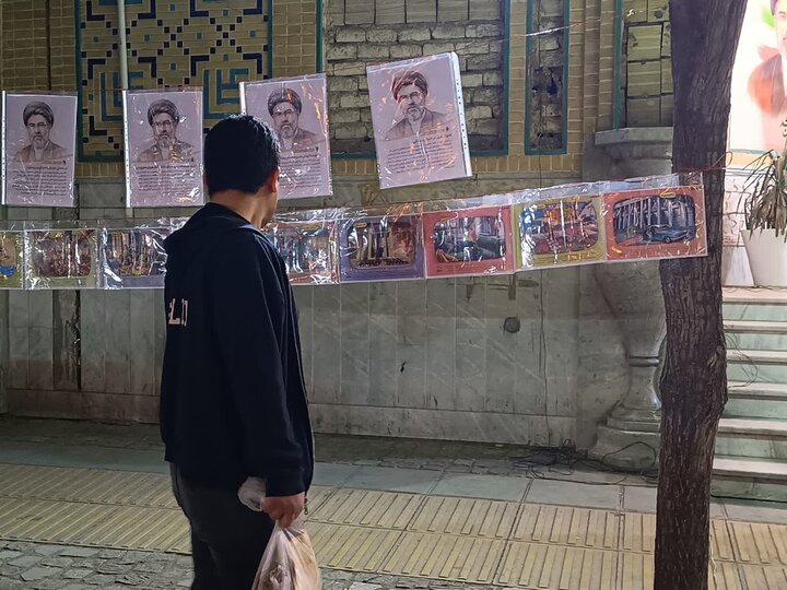 تصاویر/ برقراری ایستگاه صلواتی توسط مدرسه علمیه حاج ملاصادق قم