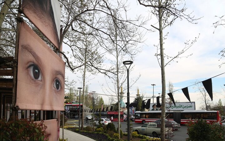 تصاویر/ دیوارنگاره چشم ایران