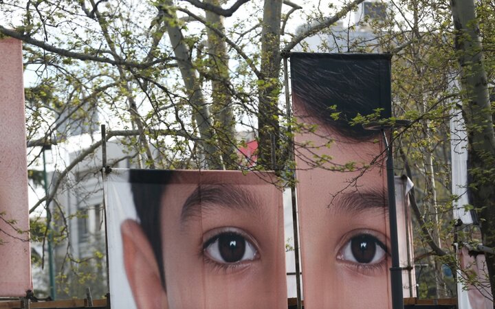 تصاویر/ دیوارنگاره چشم ایران