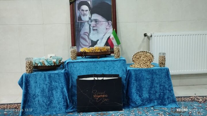 تصاویر/ جمع آوری پسته برای رزمندگان توسط بانوان طلبه مدرسه علمیه فاطمیه بیاض