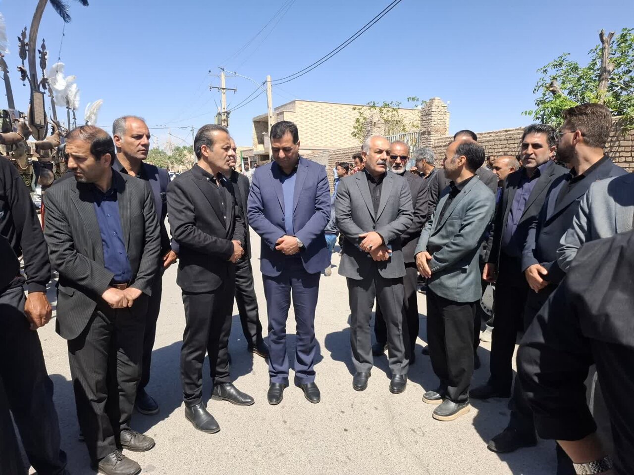مراسم تشییع شهدای دانش‌آموز در روستای یحیی‌آباد آران و بیدگل برگزارشد+تصاویر