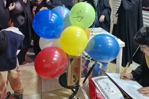 موکب سیار کودکان و نوجوانان با حضور مربیان کرمانشاه با هدف ترویج فرهنگ ایثار