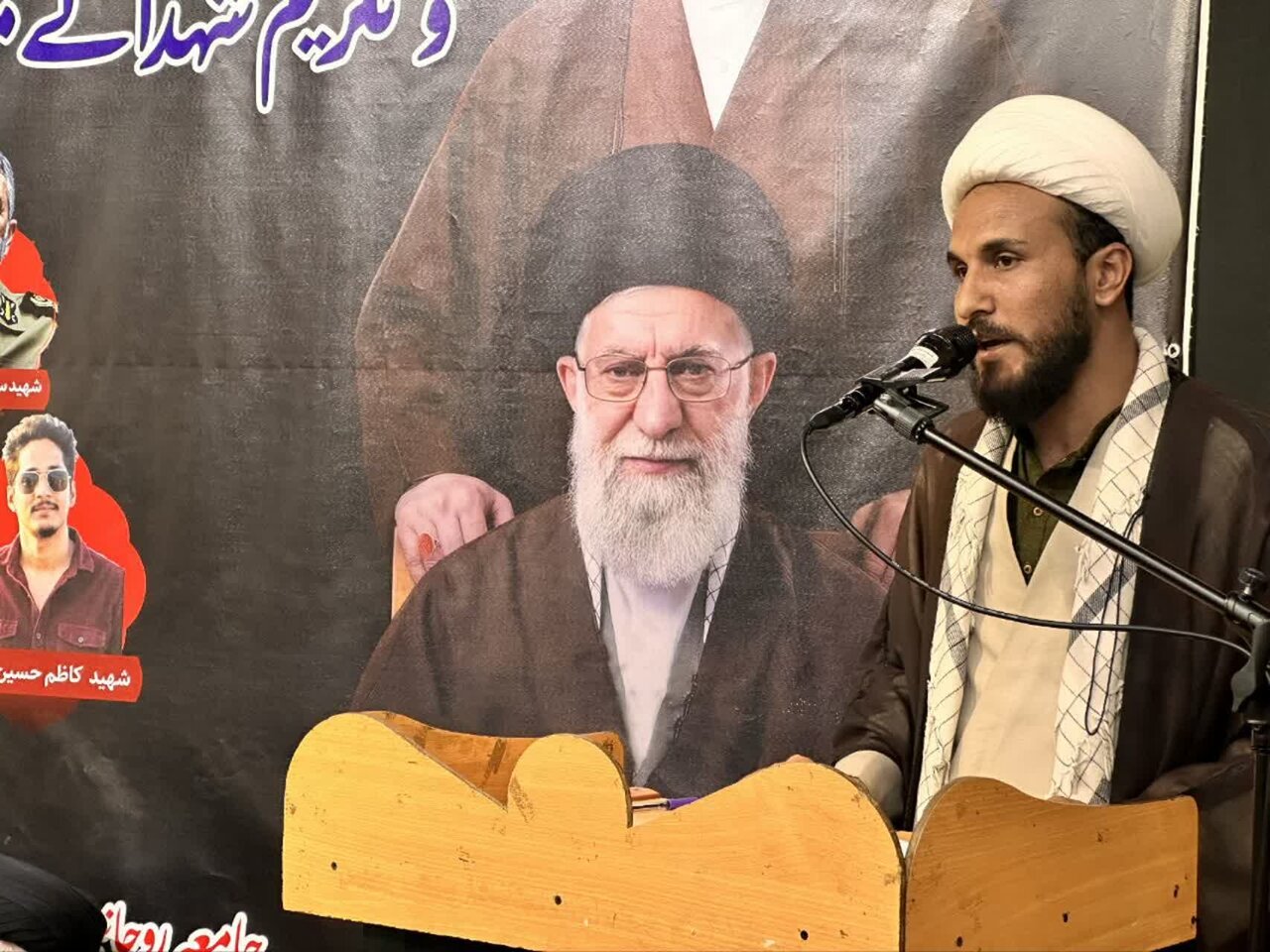 تصاویر/جامعہ روحانیت بلتستان مشہد کے تحت رہبرِ انقلابِ اسلامی شہید امام خامنہ ای کے چہلم کی مناسبت سے عظیم الشان کانفرنس