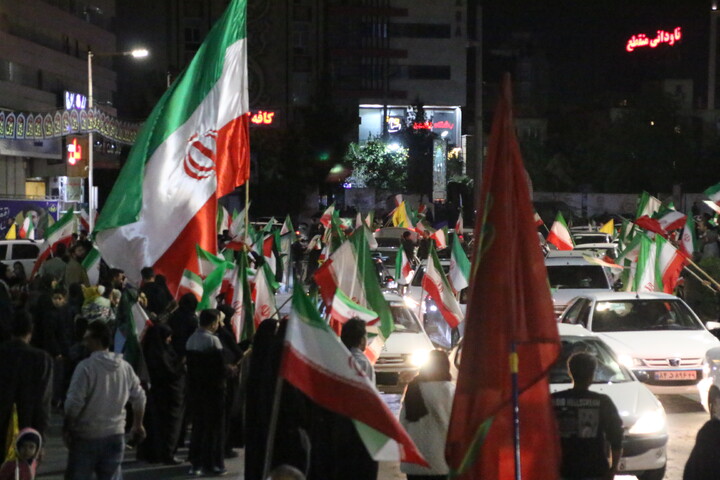 تصاویر/حضور کرمانی ها به همراه مهدی رسولی در شب چهل سوم