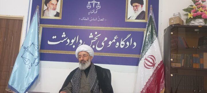 حضور امام جمعه دابودشت و دشت سر در بخشداری

