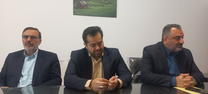 حضور امام جمعه دابودشت و دشت سر در بخشداری

