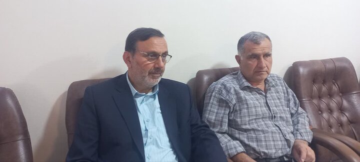 حضور امام جمعه دابودشت و دشت سر در بخشداری
