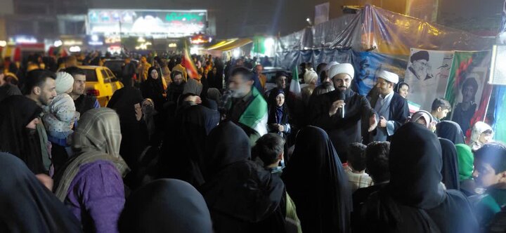 تصاویر / ادامه خدمت رسانی موکب شهدای روحانی در تجمعات شبانه شهرستان آمل