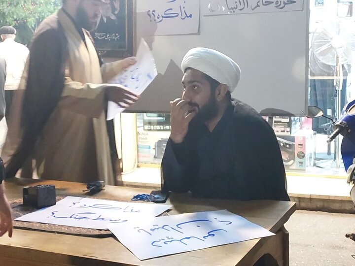 تصاویر / موکب طلاب مدرسه علمیه خاتم الانبیاء (ص)