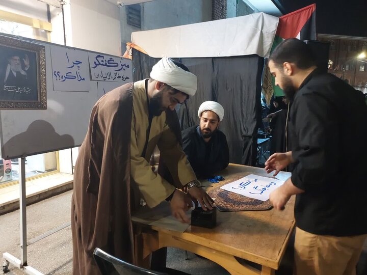 تصاویر / موکب طلاب مدرسه علمیه خاتم الانبیاء (ص)