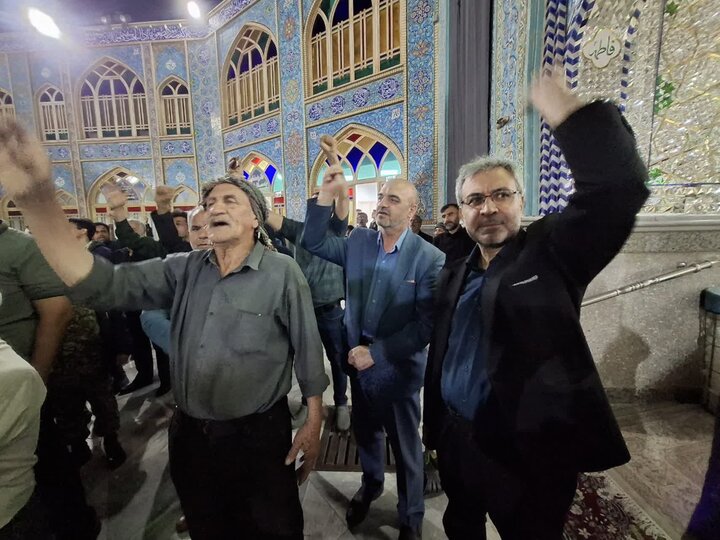 تصاویر/چهل ودو مین تجمع مردمی شهرستان آران و بیدگل در نجف ایران