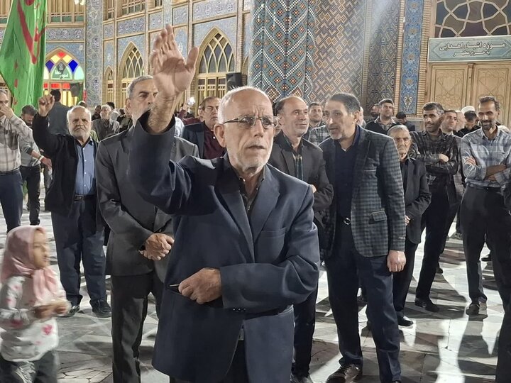 تصاویر/چهل ودو مین تجمع مردمی شهرستان آران و بیدگل در نجف ایران