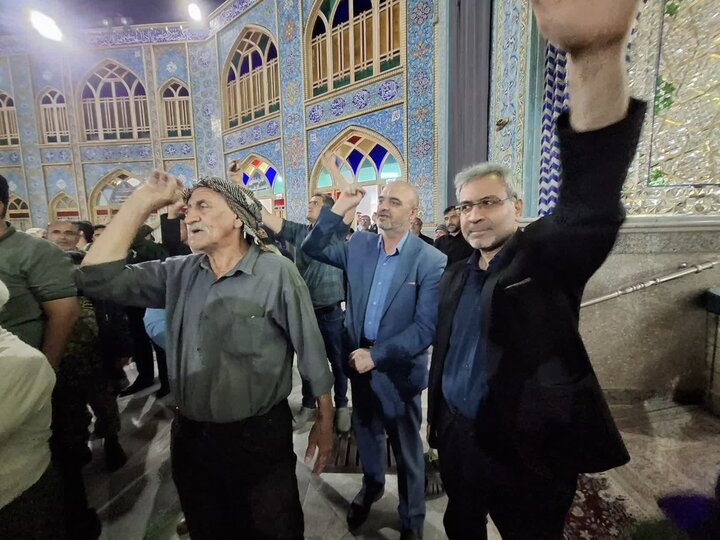 تصاویر/چهل ودو مین تجمع مردمی شهرستان آران و بیدگل در نجف ایران