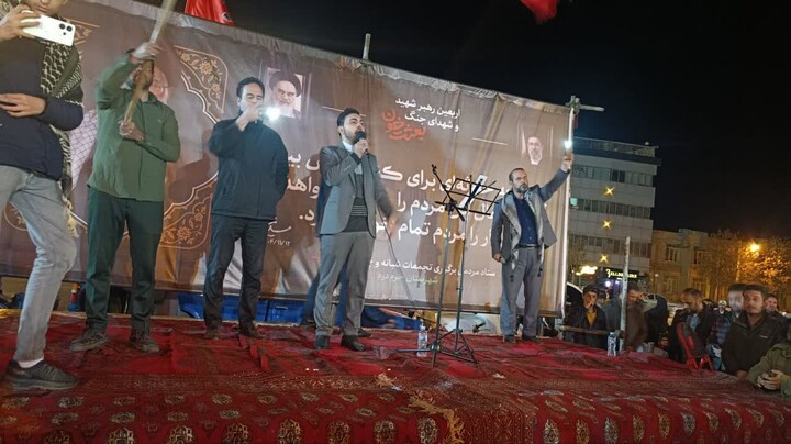 تصاویر/ اقامه نماز استغاثه به امام زمان(عج) در خرمدره