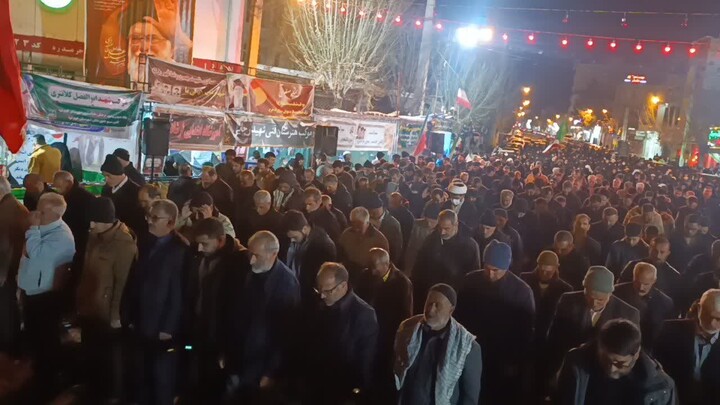 تصاویر/ اقامه نماز استغاثه به امام زمان(عج) در خرمدره