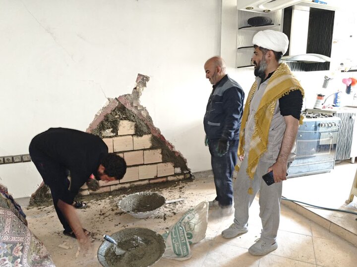 تصاویر/ خدمت رسانی گروه جهادی مؤسسه فرهنگی امیرالمومنین(ع) کاشان درتهران