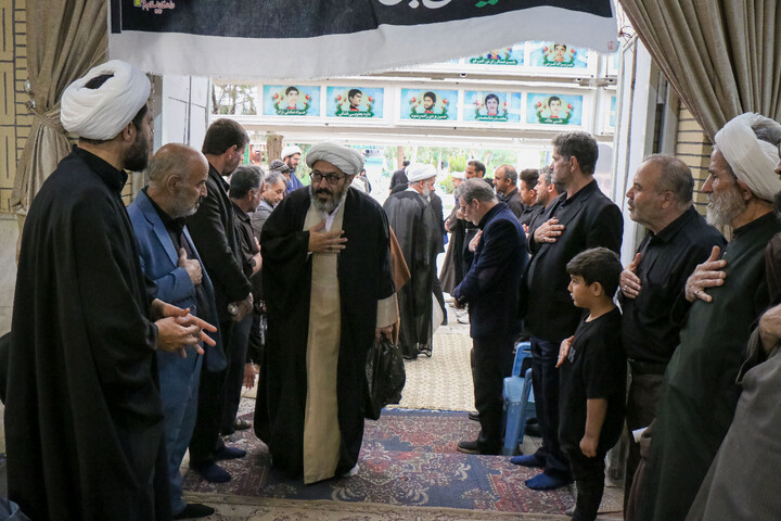 تصاویر/ مراسم ختم طلبه بسیجی شهید محمد توکلی در قم