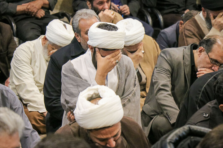 تصاویر/ مراسم ختم طلبه بسیجی شهید محمد توکلی در قم