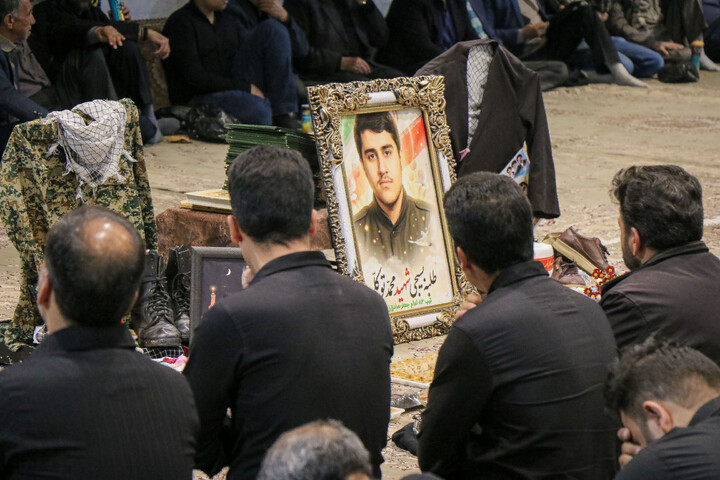 تصاویر/ مراسم ختم طلبه بسیجی شهید محمد توکلی در قم