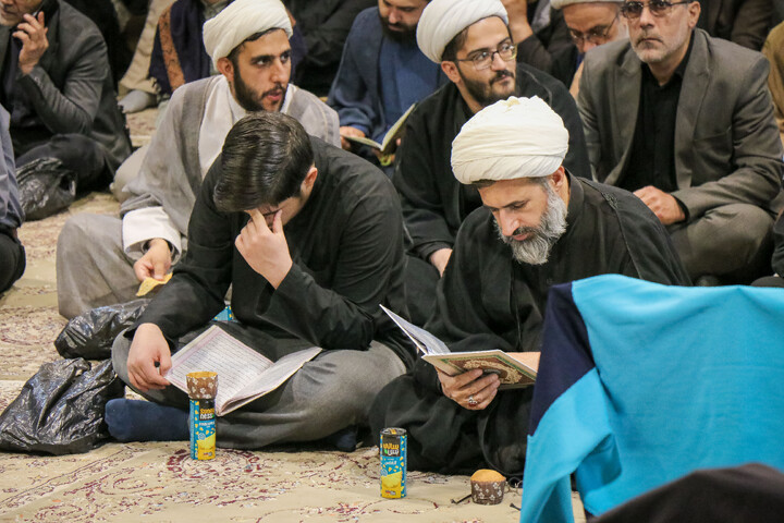 تصاویر/ مراسم ختم طلبه بسیجی شهید محمد توکلی در قم
