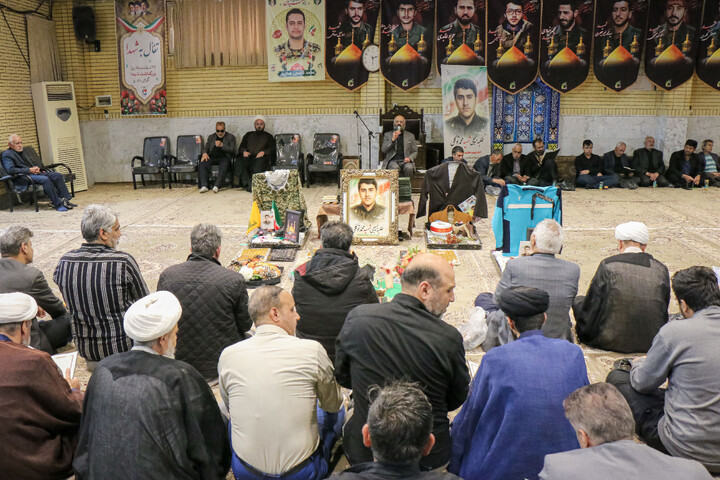 تصاویر/ مراسم ختم طلبه بسیجی شهید محمد توکلی در قم