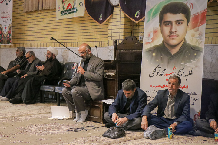 تصاویر/ مراسم ختم طلبه بسیجی شهید محمد توکلی در قم
