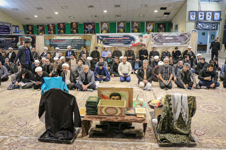 تصاویر/ مراسم ختم طلبه بسیجی شهید محمد توکلی در قم