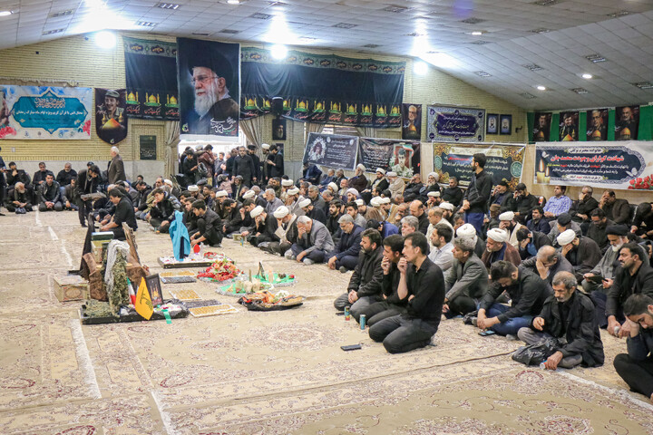 تصاویر/ مراسم ختم طلبه بسیجی شهید محمد توکلی در قم