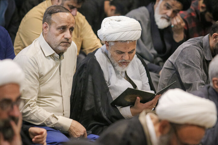 تصاویر/ مراسم ختم طلبه بسیجی شهید محمد توکلی در قم