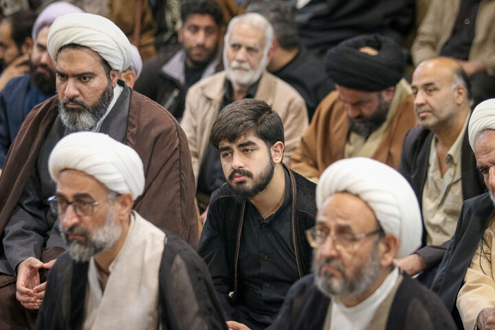تصاویر/ مراسم ختم طلبه بسیجی شهید محمد توکلی در قم