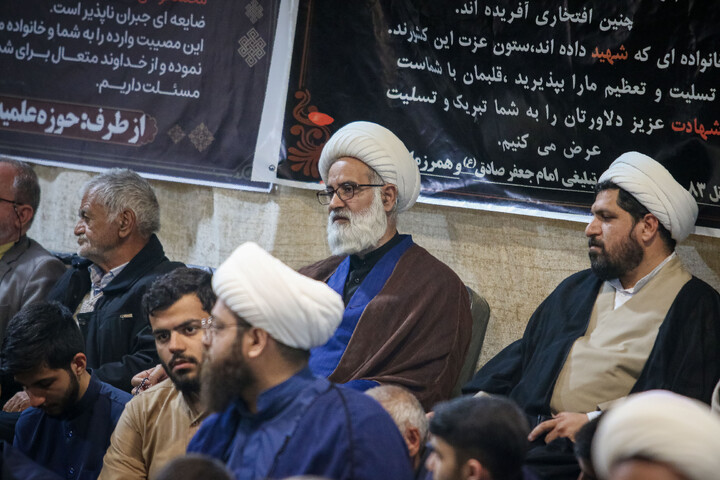 تصاویر/ مراسم ختم طلبه بسیجی شهید محمد توکلی در قم