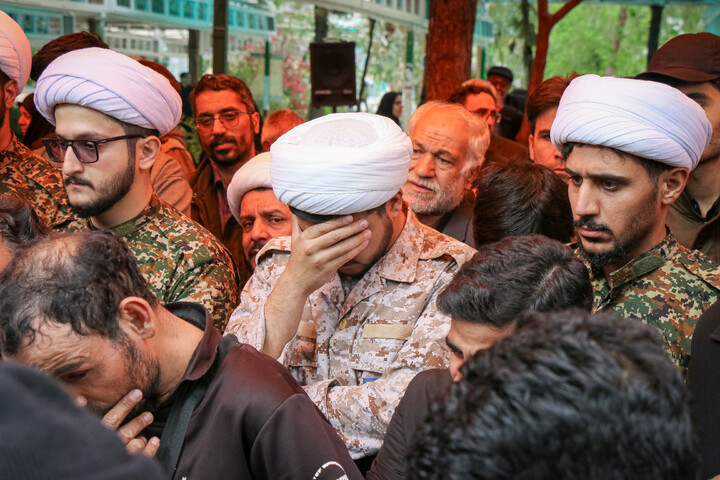 تصاویر/ مراسم ختم طلبه بسیجی شهید محمد توکلی در قم