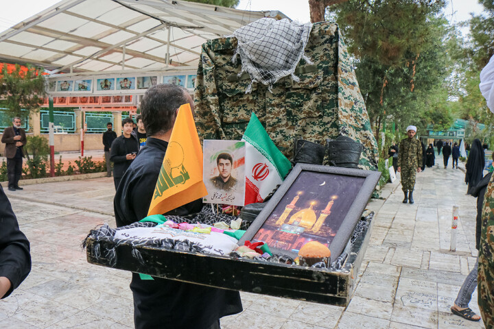 تصاویر/ مراسم ختم طلبه بسیجی شهید محمد توکلی در قم