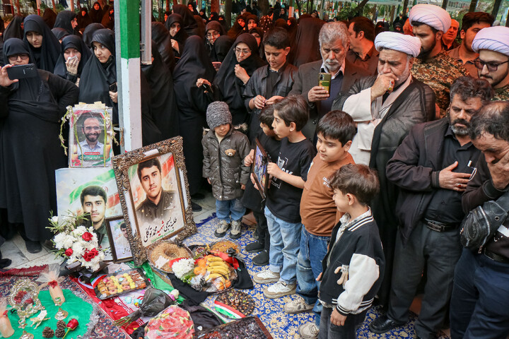 تصاویر/ مراسم ختم طلبه بسیجی شهید محمد توکلی در قم