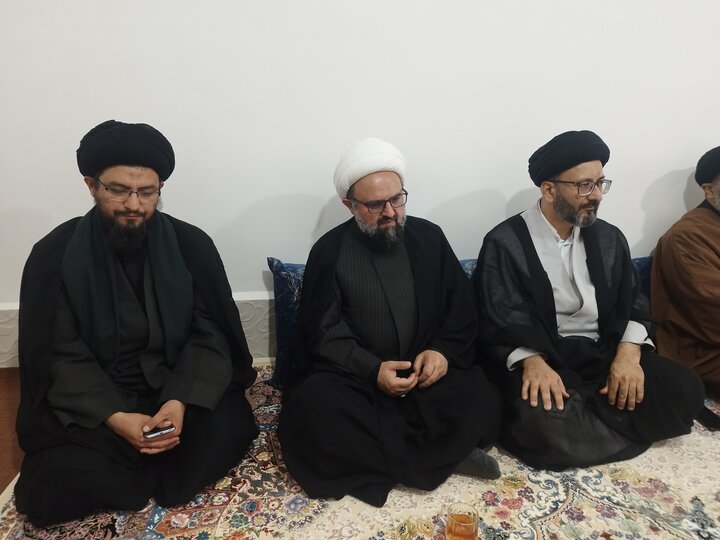 تصاویر/ دلجویی مدیر حوزه علمیه سیستان و بلوچستان از  خانواده شهید روحانی حجت‌الاسلام صادق محمودی در زهک