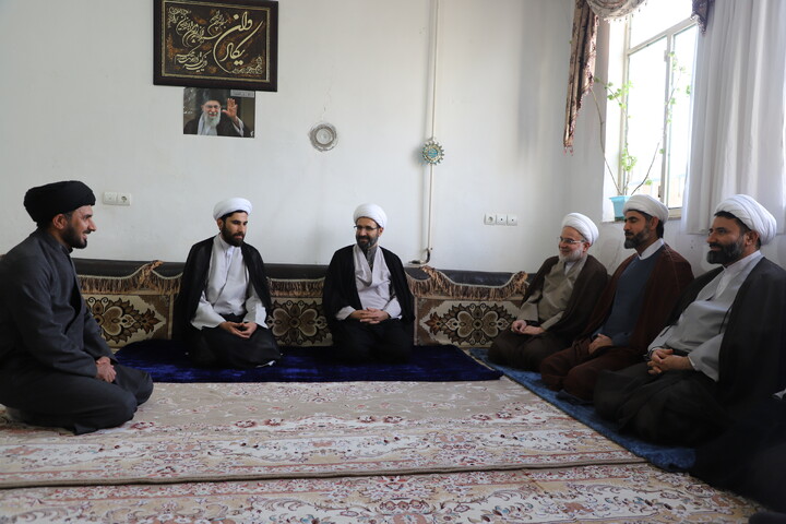تصاویر/سرکشی نماینده ولی فقیه و مدیر حوزه علمیه کردستان از روحانیون شهرستان کامیاران