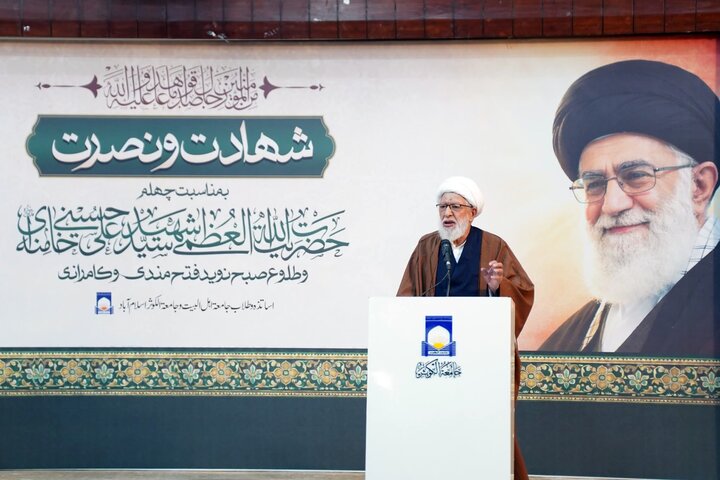 آیت الله العظمیٰ سید علی خامنہ ای کی شہادت آج اک نئے انقلاب کی صورت اختیار کر چکی ہے: علامہ شیخ شفا نجفی
