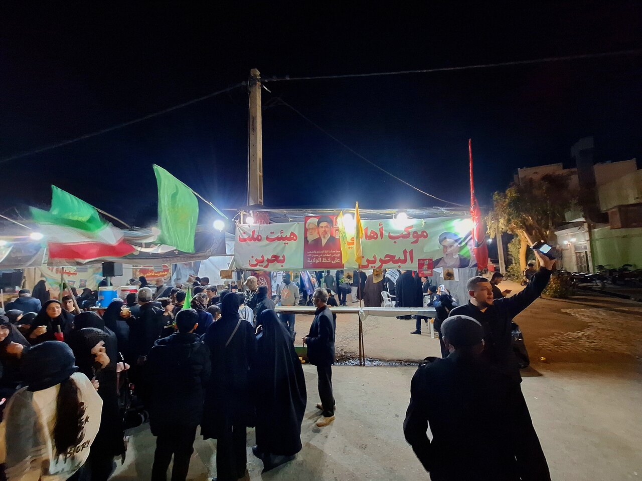 برپایی موکب بحرینی‌ها در قم جلوه‌ تماشایی همدلی و یکی بودن