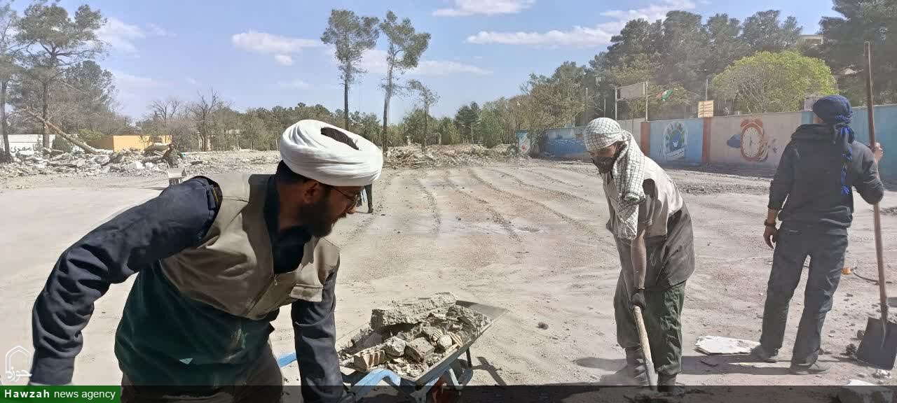فیلم| مردان بی ادعا در صف اول خدمت رسانی