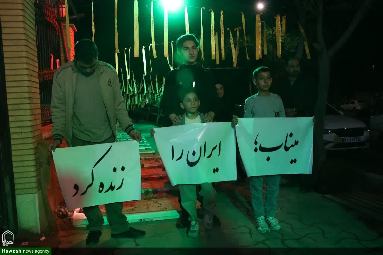 تصاویر/ حضور دانش‌آموزان با نیازهای ویژه در ششمین شب حسینیه "شجره طیبه" در سمنان