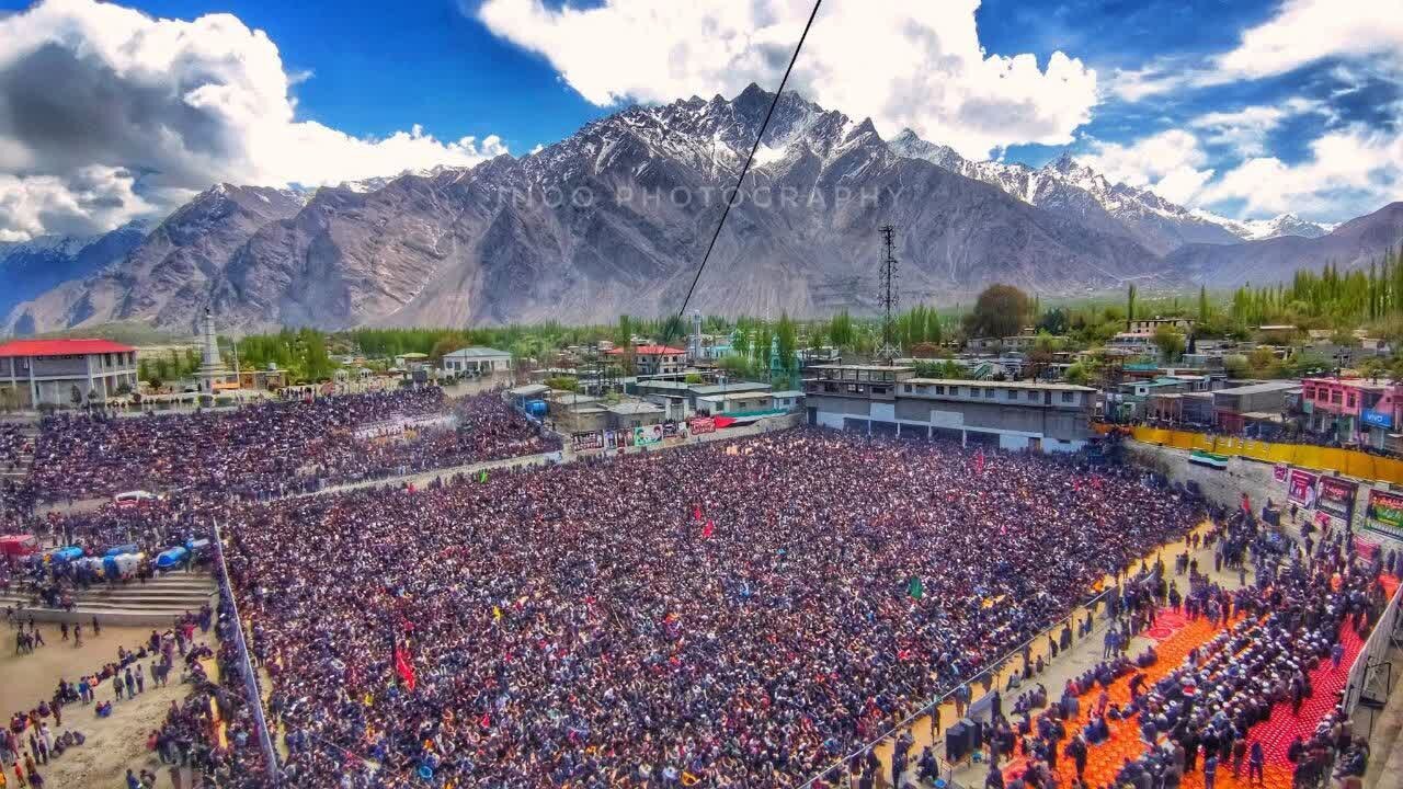 Kehadiran Luas Masyarakat Baltistan, Pakistan, Dalam 40 Harinya Imam Khamenei (ra)