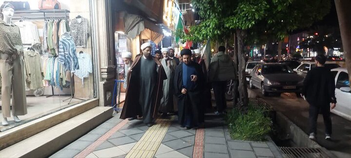 تصاویر / راهپیمایی و تجمع شبانه علما و مردم قهرمان بهشهر