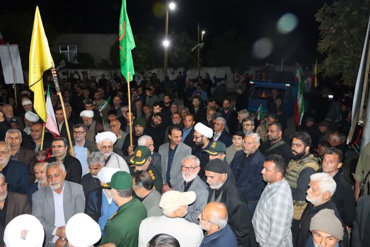 تصاویر/ حضور نماینده ولی فقیه در استان مازندران، در تجمع مردمی روستای  قندارخیل شهر میاندرود