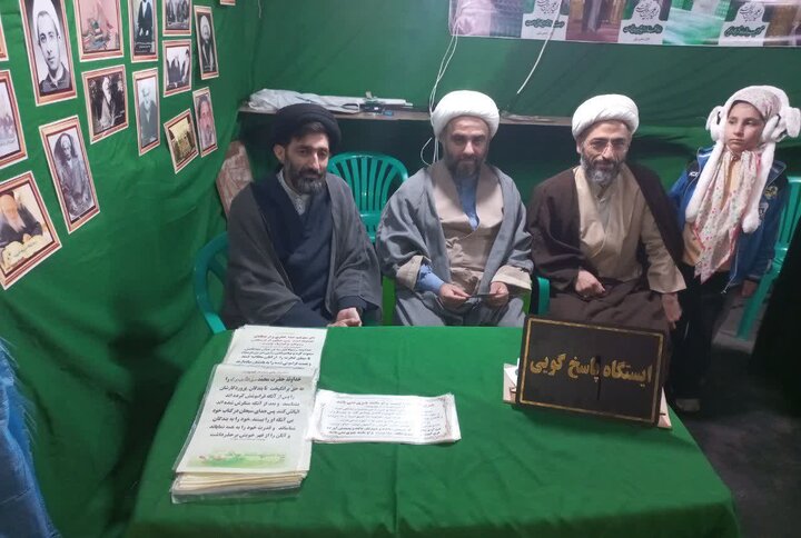 تصاویر/ خدمت رسانی طلاب و روحانیون در موکب شهدای روحانی شهرستان آمل