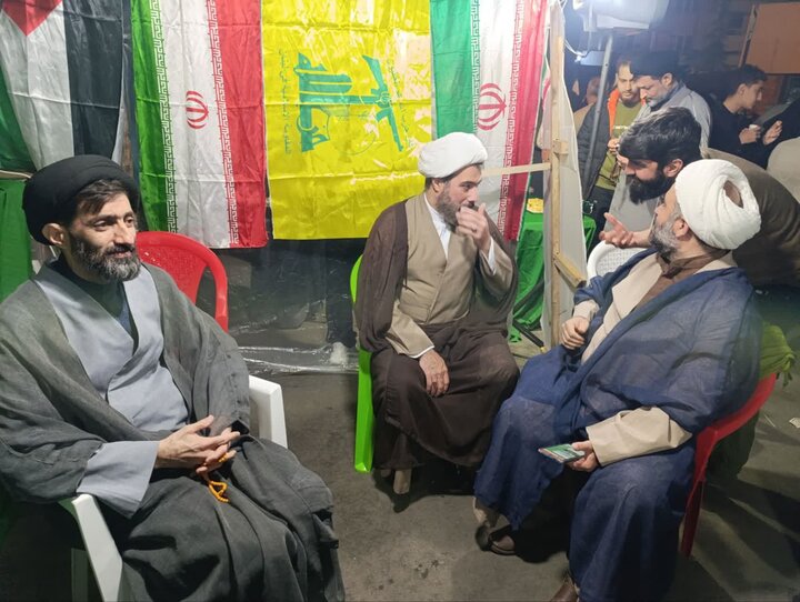 تصاویر/ خدمت رسانی طلاب و روحانیون در موکب شهدای روحانی شهرستان آمل