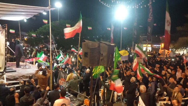 تصاویر/حضور بی‌نظیر چندین هزار نفره گرمساری در شب های اقتدار این شهرستان