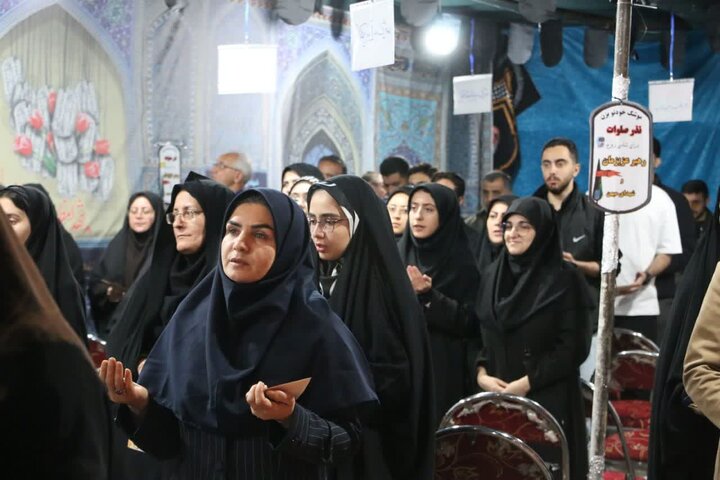 هفتمین شب حسینیه «شجره طیبه» با مشارکت دانشجومعلمان پردیس الزهرا(س)