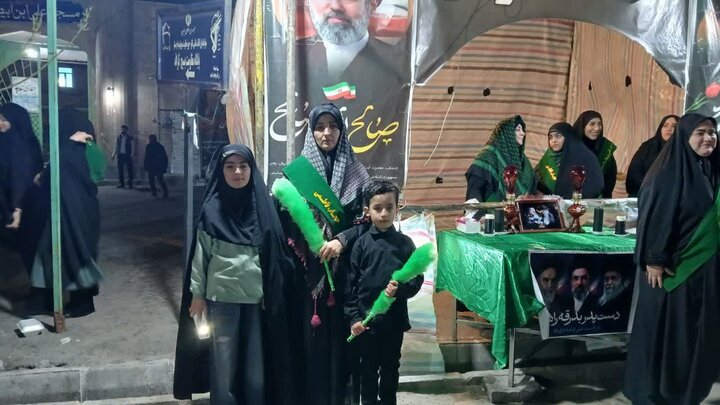 تصاویر/ فعالیت های موکب مدرسه علمیه خواهران ماکو