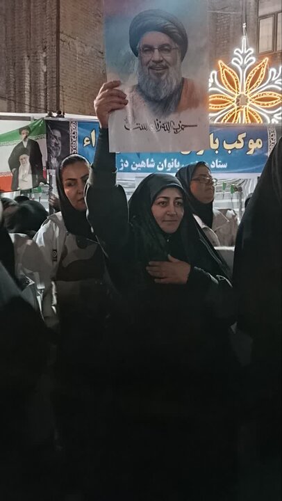 تصاویر/ فعالیت موکب مدرسه علمیه خواهران شهرستان شاهین دژ