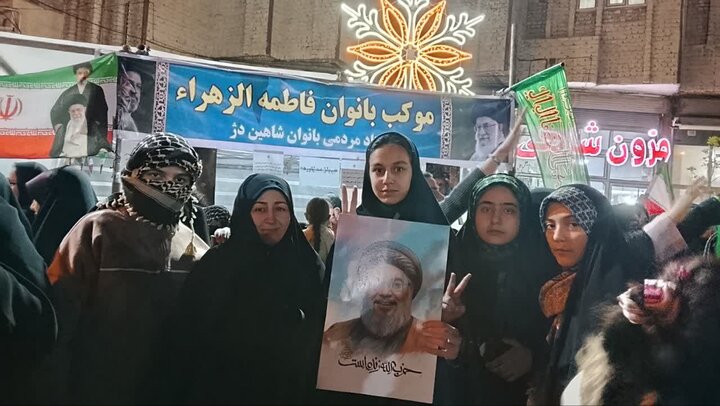 تصاویر/ فعالیت موکب مدرسه علمیه خواهران شهرستان شاهین دژ